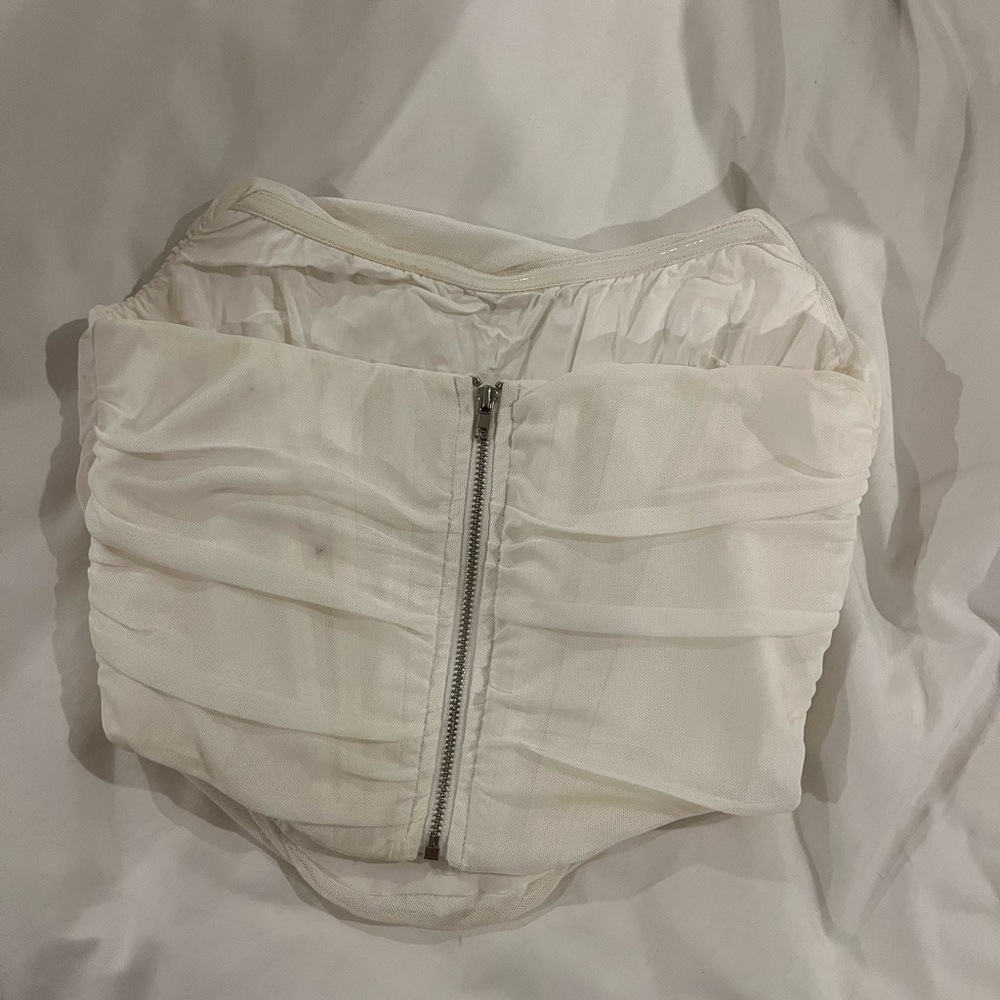 White Corset Top - Picture 7 of 7